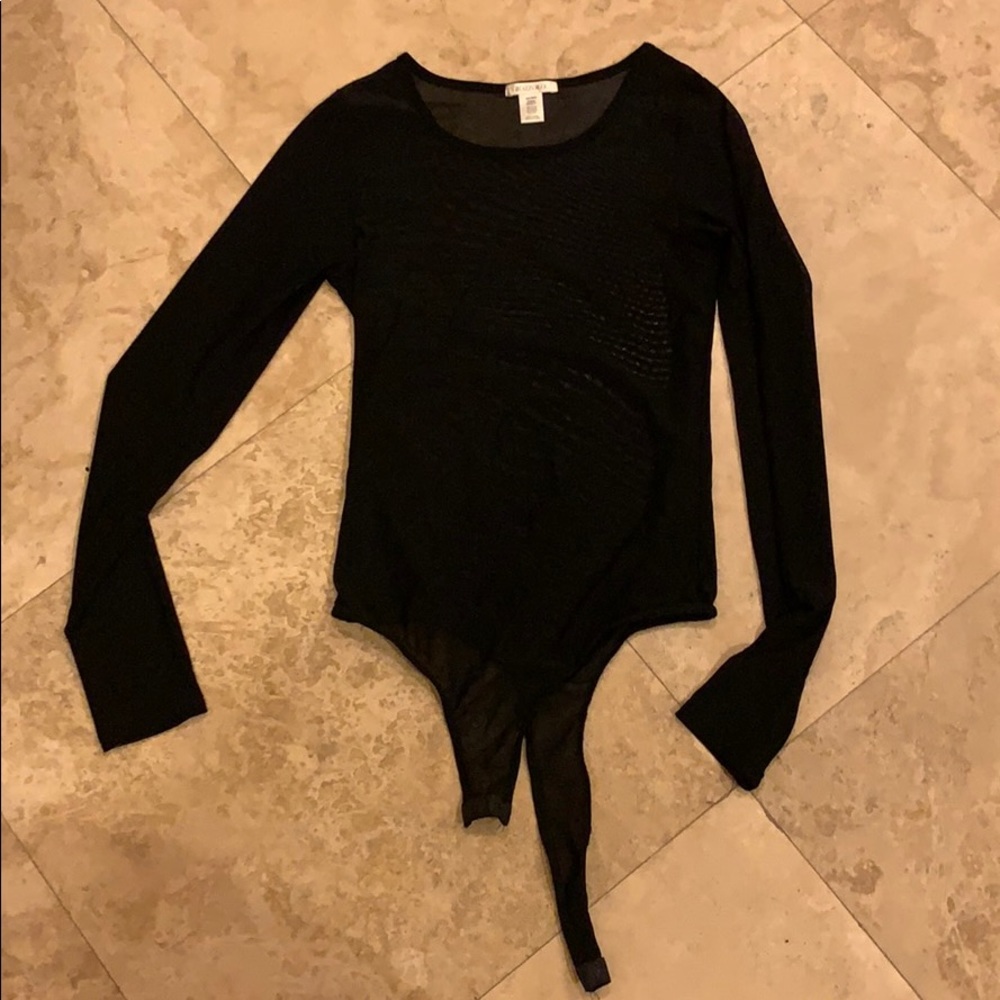 Sold‼️Shear black body suit